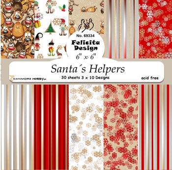  Felicita Design Santa`s Helpers 15x15cm 3x10 design 15x15cm 200g